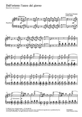 Rossini: Dall'oriente (ADur)