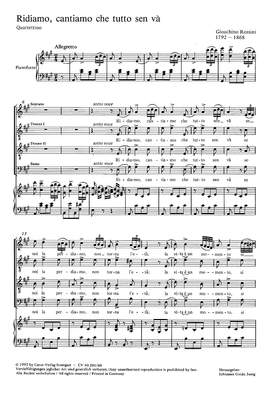 Rossini: Ridiamo, cantiamo (ADur)