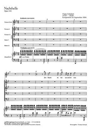 Schubert: Nachthelle (D 892; B-Dur)