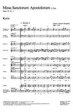 Rathgeber: Missa Sanctorum Apostolorum in C (Op.19 no. 1; C-Dur) Product Image