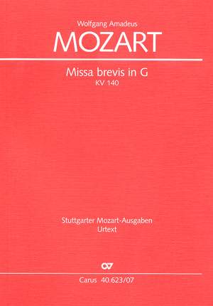 Mozart: Missa brevis in G (KV 140 (235d); G-Dur)