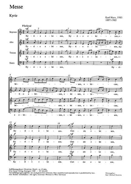 Marx: Messe