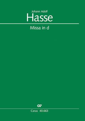 Hasse: Messe in d (d-Moll)