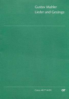 Mahler, G: Sieben Lieder und Gesänge (vocal score)