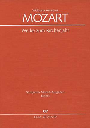 Mozart: Werke zum Kirchenjahr