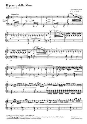 Rossini: Il pianto delle Muse (DDur)