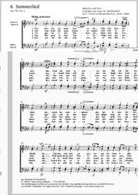 Becker: Sommerlied (Op.90 no. 1; AsDur)