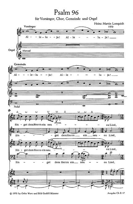 Lonquich: Psalm 96