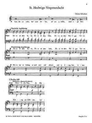 Schubert: St. HedwigsVesperandacht