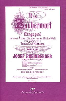 Rheinberger: Das Zauberwort (Op.153)