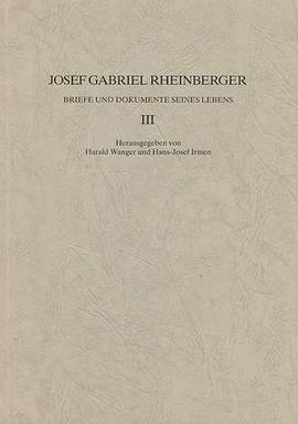 Briefe und Dokumente seines Lebens III