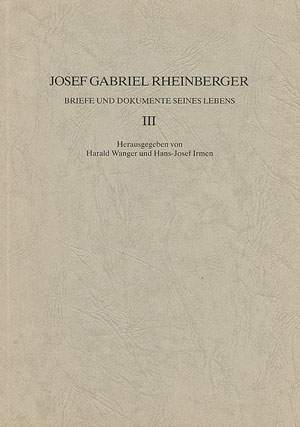 Briefe und Dokumente seines Lebens III