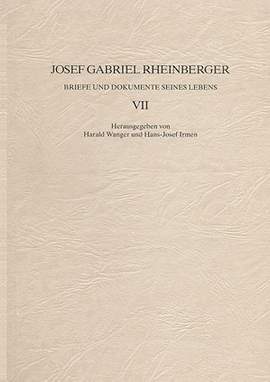 Briefe und Dokumente seines Lebens VII