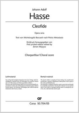 Hasse: Cleofide