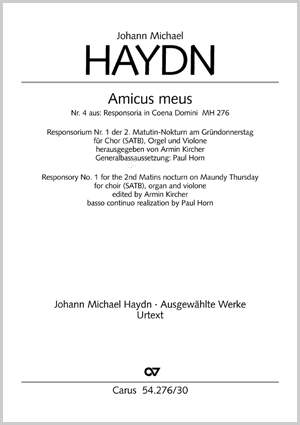 Haydn: Amicus meus (MH 2764; dorisch)