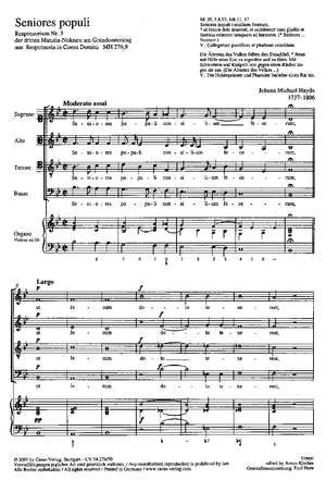 Haydn: Seniores populi (MH 2769; B-Dur)