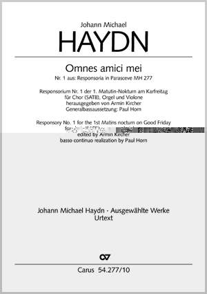 Haydn: Omnes amici mei (MH 277,1; F-Dur)