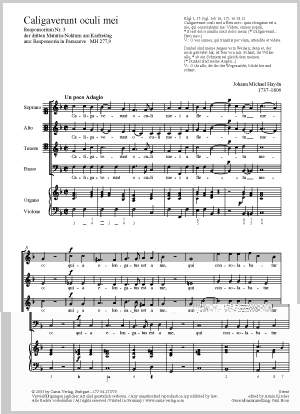Haydn: Caligaverunt oculi mei (MH 2779; F-Dur)