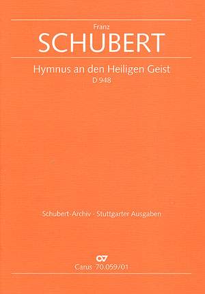 Schubert: Hymnus an den Heiligen Geist (D 948; C-Dur)