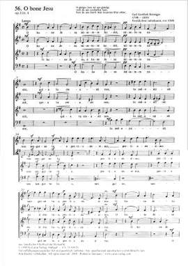 Reissiger: O bone Jesu (Op.210 no. 4; GDur)