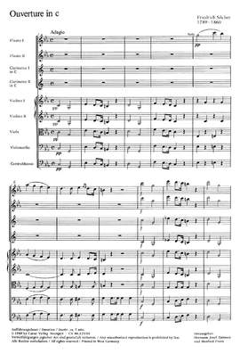 Silcher: Ouverture in c (cMoll)
