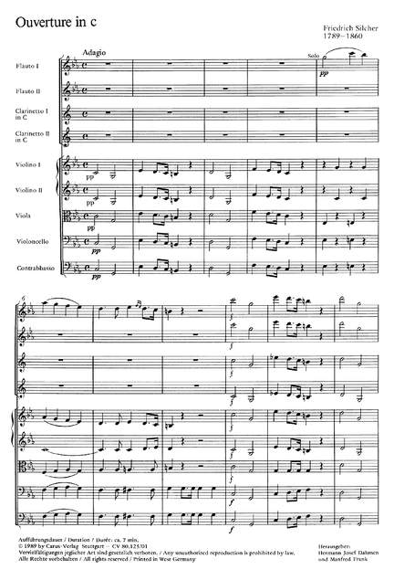 Silcher: Ouverture in c (cMoll)