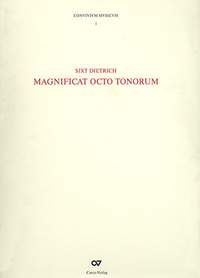 Dietrich: Magnificat Octo Tonorum (CONVIVIVM MVSICVM, Bd.1)