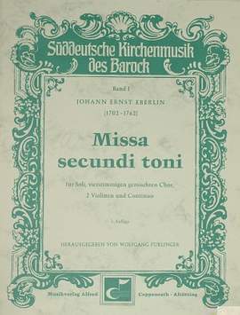 Eberlin: Missa secundi toni