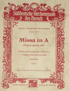 Wagenseil: Missa in A (ADur)