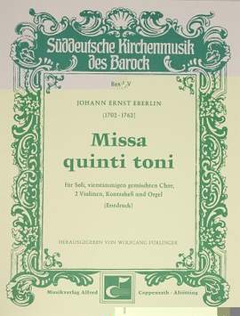 Eberlin: Missa quinti toni (CDur)