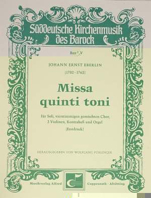 Eberlin: Missa quinti toni (C-Dur)