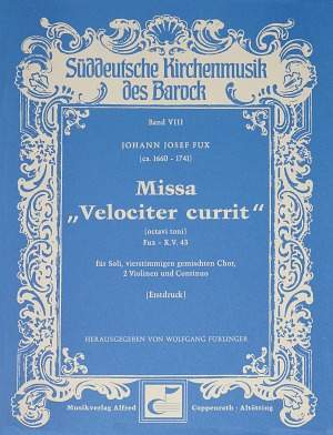 Fux: Missa Velociter currit (KV 43)
