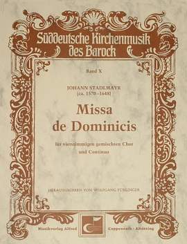 Stadlmayr: Missa de Dominicis