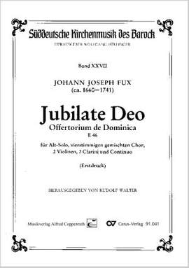 Fux: Jubilate Deo (CDur)