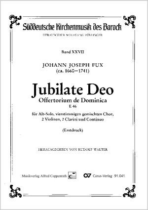 Fux: Jubilate Deo (CDur)