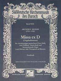 Micksh: Missa ex D (DDur)