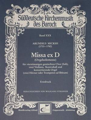 Micksh: Missa ex D (DDur)