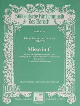 Tuma: Missa in C (CDur)