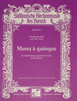 Bartolini: Messa a quinque