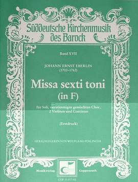 Eberlin: Missa sexti toni (FDur)
