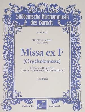 Aumann: Missa ex F (F-Dur)