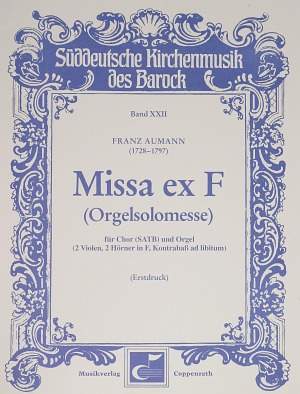 Aumann: Missa ex F (FDur)