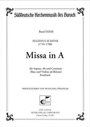 Schenk: Missa in A (ADur)