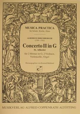 Hirschberger: Concerto II in G (GDur)