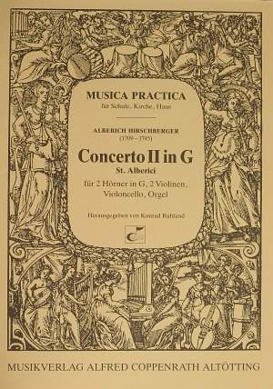 Hirschberger: Concerto II in G (G-Dur)