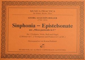 Holler: SynphoniaEpistelsonate (CDur)