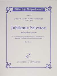 Albrechtsberger: Jubilemus Salvatori (C-Dur)