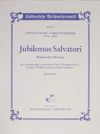 Albrechtsberger: Jubilemus Salvatori (CDur)