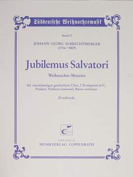 Albrechtsberger: Jubilemus Salvatori (CDur)