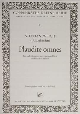 Weich: Plaudite omnes (Freuet euch alle)